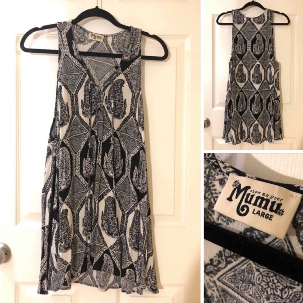 Show Me Your Mumu Tie Neck Sundress